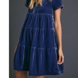 Maeve Midnight Velvet Dress